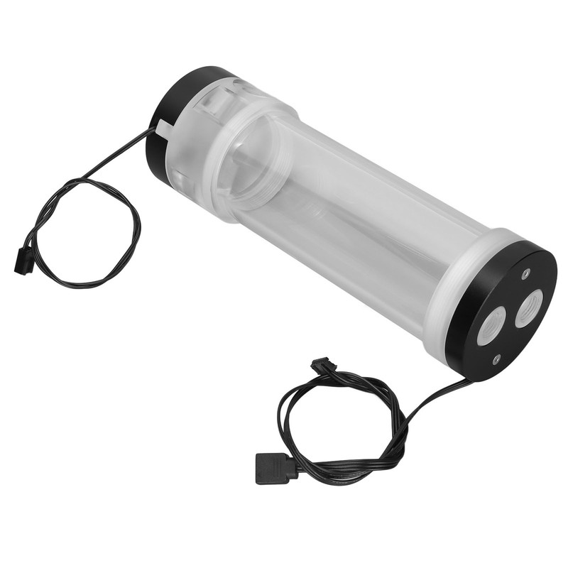 Water Cooling Tank Transparency 210mm Cylinder Temperature Display Reservoir Water