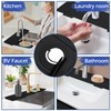 Kitchen Sink Splash Guard, 20 inch Silicone Faucet Guard &
