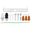 PATIKIL 90mm Ceiling Light Plate Kit, 1 Set Light Fixture