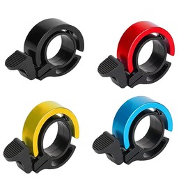 4Pcs Aluminium Alloy Bike Bells, Q-Bell, Snail Bell, Bicycle Ring Bell, Loud Clear Sound Bike Bells for Mountain Bike,Aluminum Bicycle Ring Q Design Bike Ringer Loud Sound Bike Bell Mountain Bike Bell