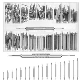 380 Pcs Watch Link Removal Kit Tool, Watch Spring Bar Tool for Watch Strap Link Pins, Watch Strap Pins, Watch Repair Kit, Spring Bars for Watch Strap Bands Repair Tool, Watch Link Removal Pins