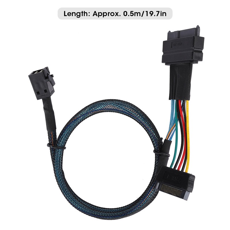 SAS Cable SFF8643 to SFF8639 15P Power Line MINI Server