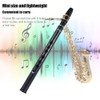 ammoon Mini Pocket Bb Saxophone Sax ABS with Alto Mouthpieces