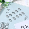 50 Pcs Clip-on Earrings Findings Easy Open Clip-On Earring Backs