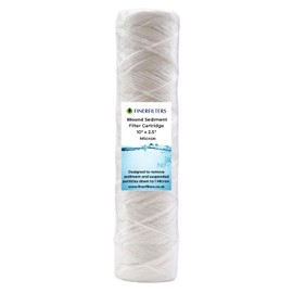 5" Standard Wound String Sediment Water Filter | 5 Micron, 5" x 2.5" | High Dirt Holding Capacity, Fits 5" Standard Housings