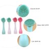Healeved Sets Self-standing Face Washing Brush Exfoliating Grooves Deep for