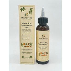 Ritual Code Premium Hair Growth Oil– Advanced Blend of 8 Natural Oils with Rosemary, Jojoba, Batana, Sesame & Grapeseed, Infused with Biotin & Vitamin E for Deep Hydration & Scalp Care – 120ml