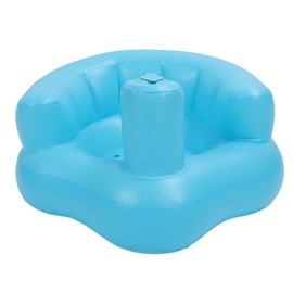 Inflatable Baby Chair Safe Built in Air Pump Soft PVC Infant Back Support Sofa for Toddler Sitting Up Learning