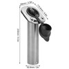 Stainless Steel Flush Mount Rod Holder 30 Degree with PVC