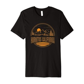 Vintage Hornitos, California Mountain Hiking Souvenir Print Premium T-Shirt