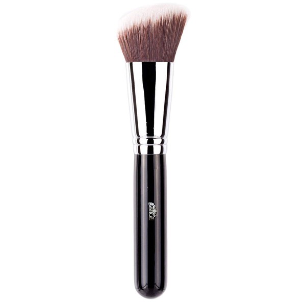 B-F84 Precision Angled Kabuki Brush, Premium Quality Makeup Brushes, Pro