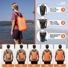 MARCHWAY Floating Waterproof Dry Bag Backpack 5L/10L/20L/30L/40L, Roll Top Sack