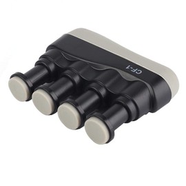 Bnineteenteam Piano Finger Trainer, Portable Finger Strengthener Tension Adjustable Hand Grip Exerciser Finger Training Tool for Guitar,Piano,Trigger Ringer Training and More(Black)