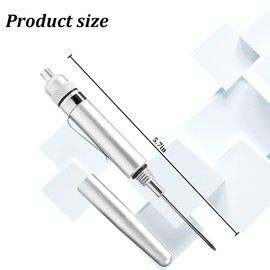 Sandfren Car Precision Oiler, Aluminum Precision Vehicle Oiling Pin Point Applicator with Pocket Clip & Cover, Portable Auto Lubricating Machine Oil Pen, Universal for SUV RV Truck