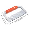 HTBMALL Crinkle Cutter, French Fry Cutter for Potatoes, Upgraded Stainless