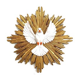 Gigi's Classy Kids Holy Spirit Dove Pendant Sculpture 8" Wall Mounted Divine Spirit