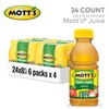 Mott's 100% Original Apple Juice, 8 Fl Oz Bottles, 24