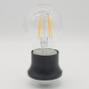 High Screw Ring E27 Plastic Black Diameter 57.5 mm Height