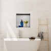 BAUNVB Shower Niche Insert Tile Ready, 12" Shower Niche No