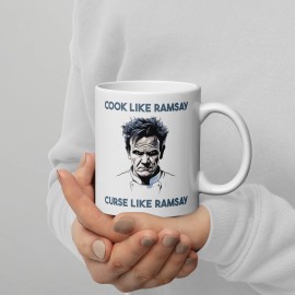 Grumpy Dog Crafts Gordon Ramsay Inspired Mug - Perfect Gift for Foodies and Chef Enthusiasts!