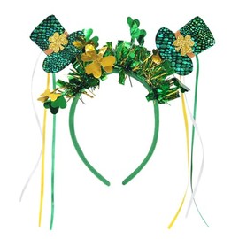 St. Patrick's Day Headbands Green Hat Headband Festival Costume Accessories for Women and Girls