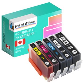 InkHouse Compatible 5 Pack Cartridge for HP 564XL - BK, Photo Black,C, M, Y - Combo Pack -,for PhotoSmart Series 7510 7515 7520 7525 PhotoSmart Premium Series C309a C410a C410b C410e C309n C310a