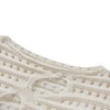 LYSINK Women Y2k Hollow Out Crochet Cover-Up Long Sleeve Solid