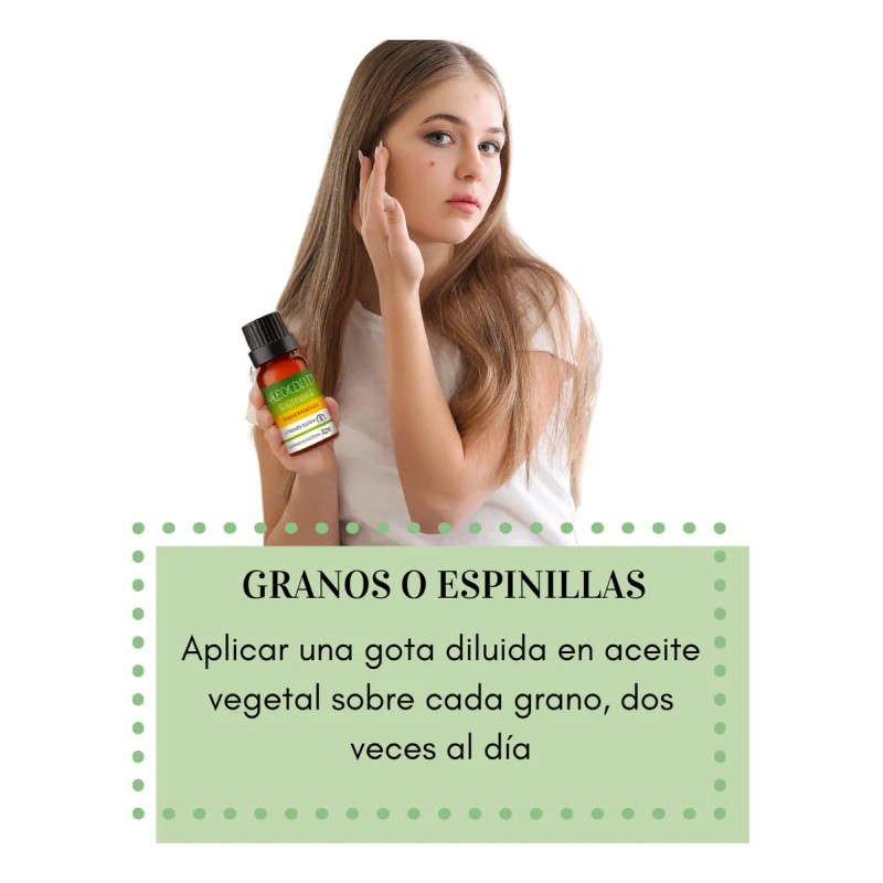 Aceite Esencial De Árbol De Té Antimicotico 100 % Natural