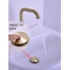 GORDEE Bathroom Sink Stopper P-Trap Complete Set Adjustable Bottle Trap