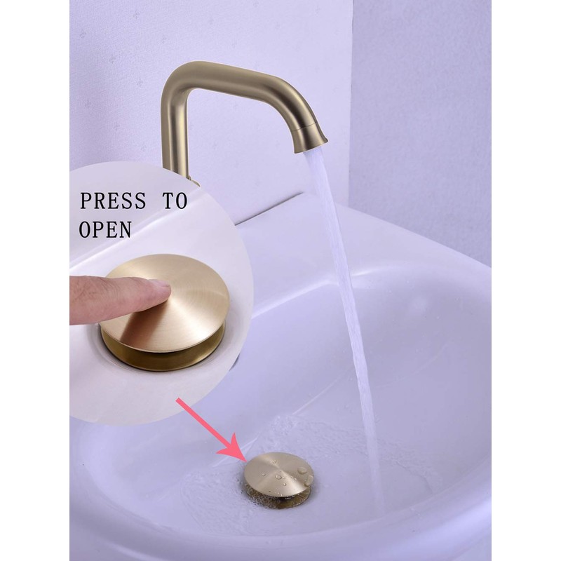 GORDEE Bathroom Sink Stopper P-Trap Complete Set Adjustable Bottle Trap
