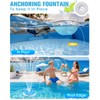 Pool Fountain with Remote, 8000Mah High Brightness Above Ground Pool