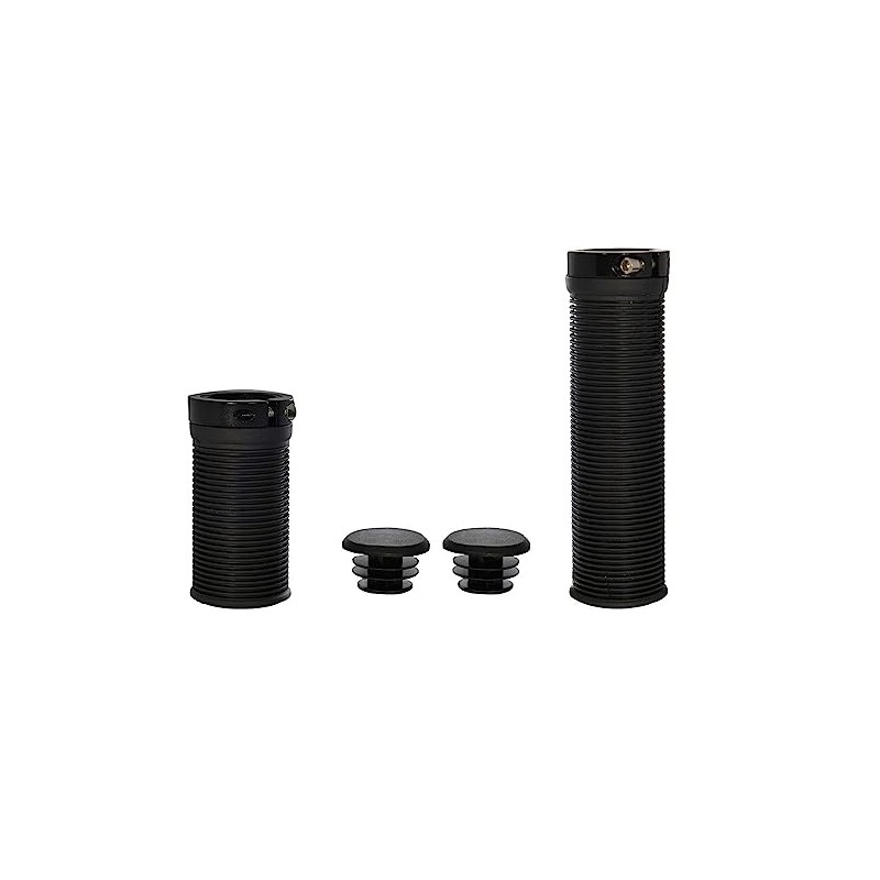 Oxford Bicycle Lock On Grip-Shift Grips - Black - Suitable
