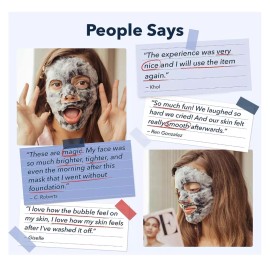 NAXMI Face Mask Sheet,  Black Pearl Oxygen Bubble 1 Pack