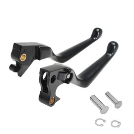 S SYUU Black Brake and Clutch Levers Compatible with Harley Sportster XL 2004-2013 Sportster 883 1200 XL883 XL1200 Compatible withty Eight Seventy Two