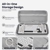 Hard Shell Travel Keyboard Case for AULA F99/ 99, AULA