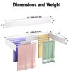 Wall Mounted Drying Rack 40",Laundry Drying Rack Collapsible, Retractable Clothes