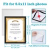 CRUGLA 30 Packs 8.5 x 11 Magnetic Picture Frame Bulk,