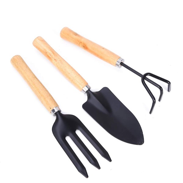 Garden tool set, 3-piece hand tool set, equipped with hand