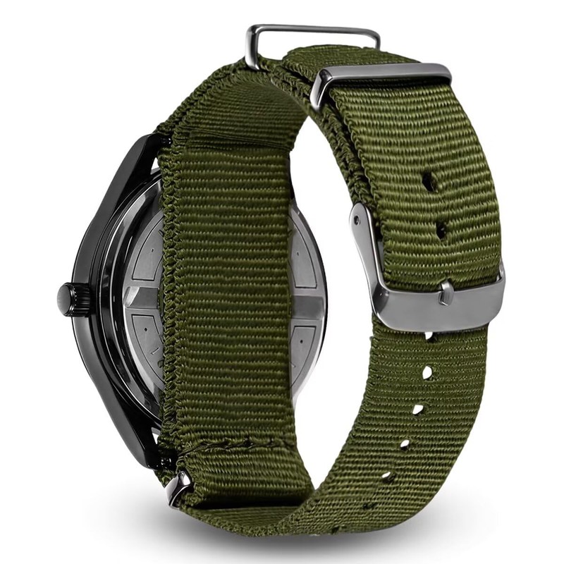 LIGE Watches for Men Unisex Military Sports Nylon Band Analog