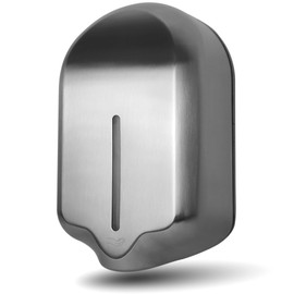 Automatic Soap Dispenser Wall Mount – Large 40oz (1200ml) Stainless Steel Wall Mounted Dispensers for Commercial & Home Bathroom - for Liquid Soap or Hand Sanitizer, by EnBath