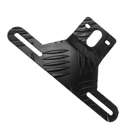 Aluminum License Plate Light Bracket, Auto License Plate Holder Bracket with Light Mount, Universal Vehicle Accessories for Mounting Bracket Trailers, Trucks, Cars (1 PC, Black)