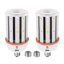 100W Led Corn light bulbs,15000 Lumen LED Corn Bulb 1000W Equivalent 5000K Daylight White Lamp ,E26/E39 Medium Mogul Base,2-Pack Large Area Lights For Outdoor Indoor Warehouse Garage High Bay Lighting
