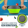 Bergmeister Foldable Bowl Set 3-in-1 with Colander, Noodle Strainer 1.7