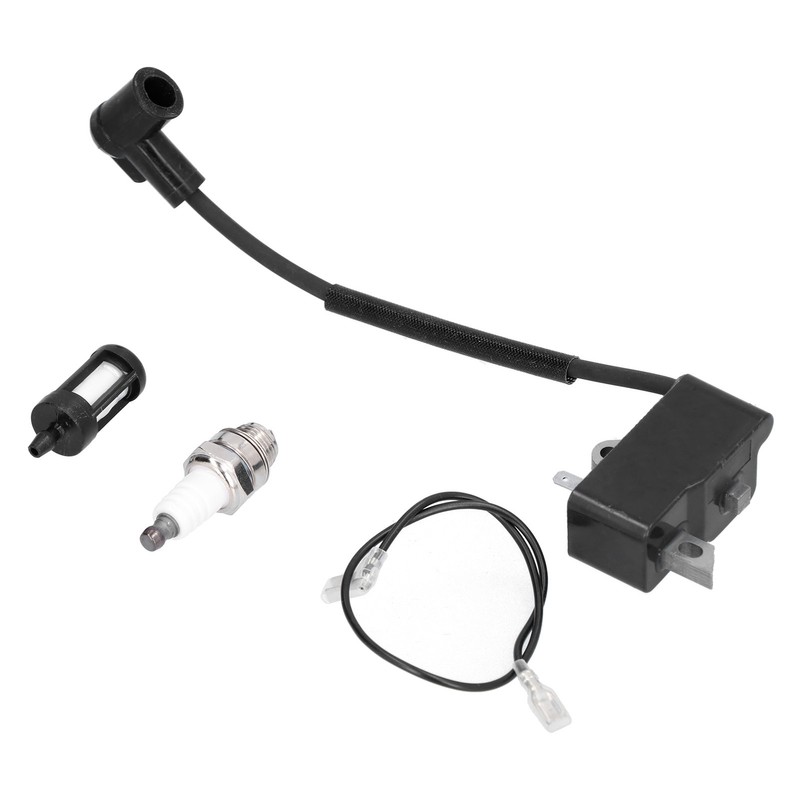 Carburetor Ignition Coil Sparking Plug Set for STIHL FS75 FS80