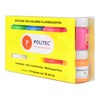 Set Con 8 Piezas De Acrilico Politec 30ml Neon