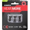 COMPLY Tx-200 Isolation Plus Black Earbud Tips - Medium x3