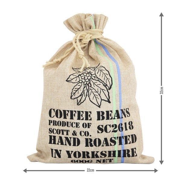 COFFEE BEAN SET - Your coffee set contains 10 different Around The World coffees, which are hand roasted in the UK, they are hand stamped, complete with information booklet for an ideal gift.