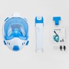 Lamker Snorkel Mask Full Face Diving Mask Foldable Snorkel Mask