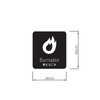 Garbage Sorter Stickers, Set of 12, Burnable Garbage, Non-Burning Garbage,