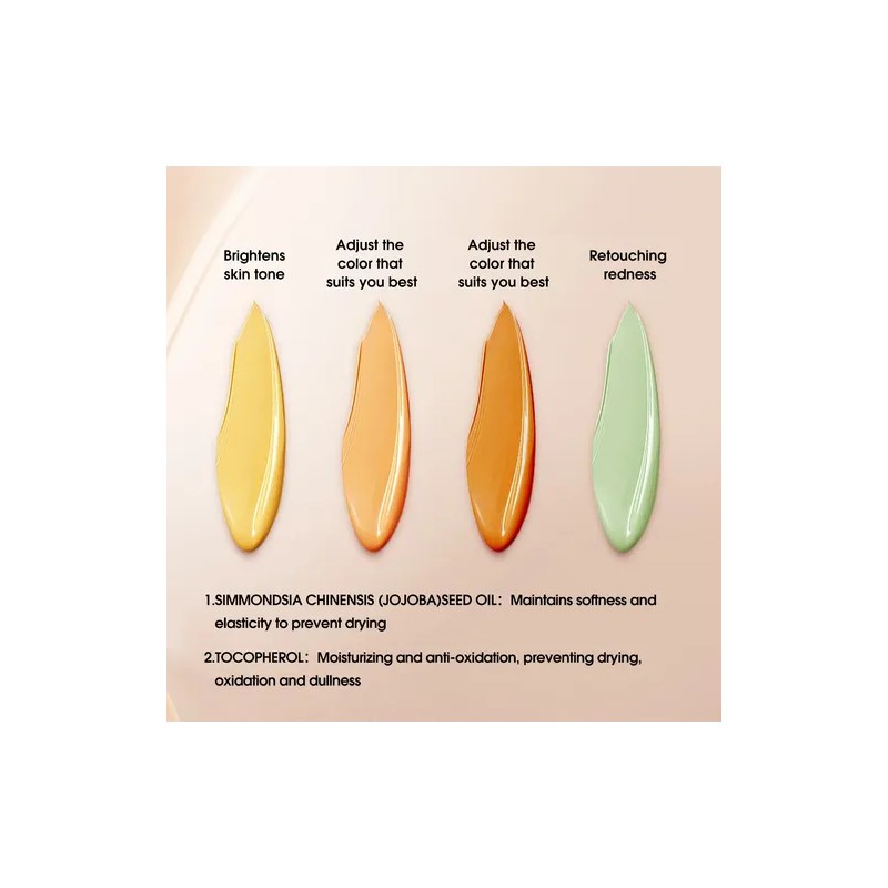 4 Color Cream Concealer Contour Makeup Palette